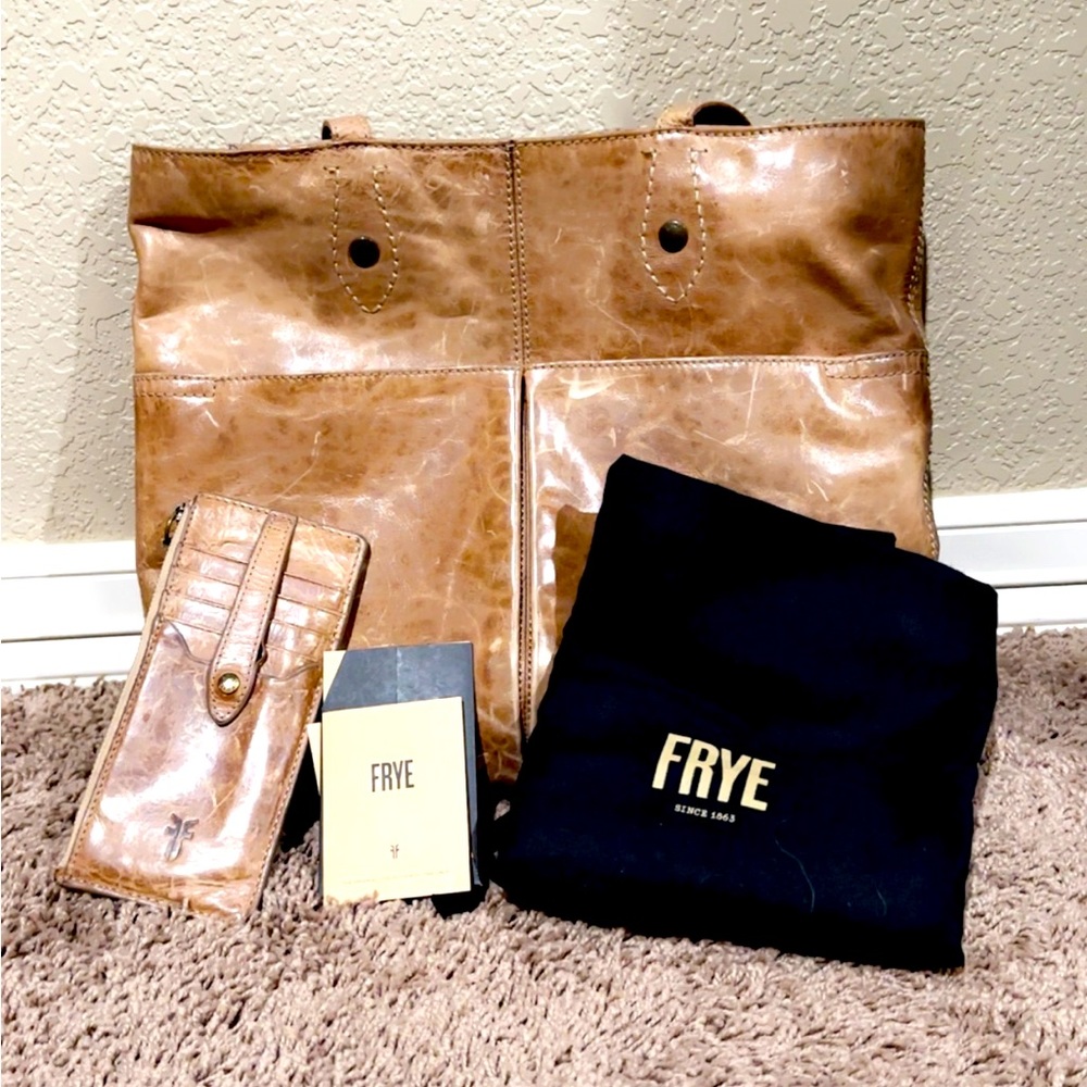 Frye purse and wallet